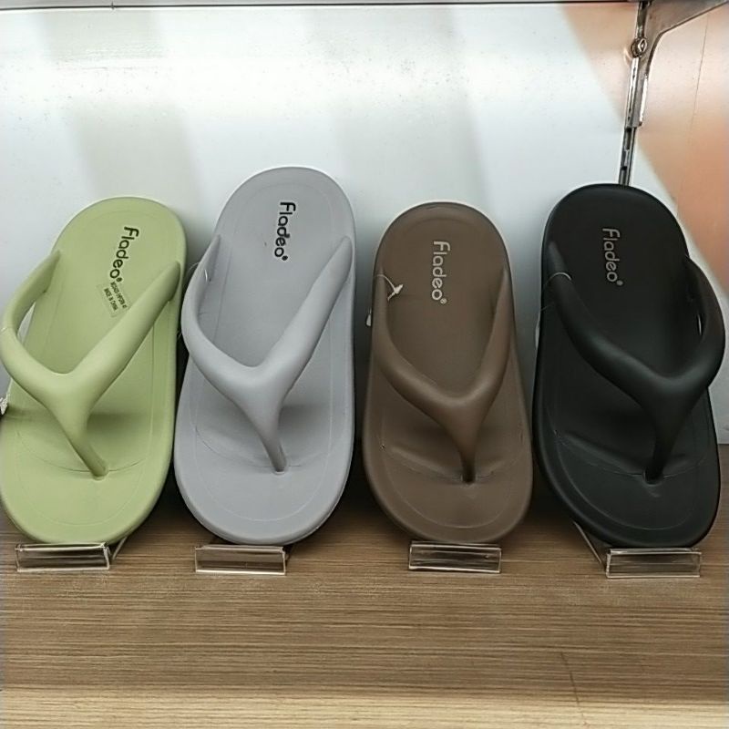 Sandal Japit Pylon Karet Cowok Anti Slip Empuk Fladeo