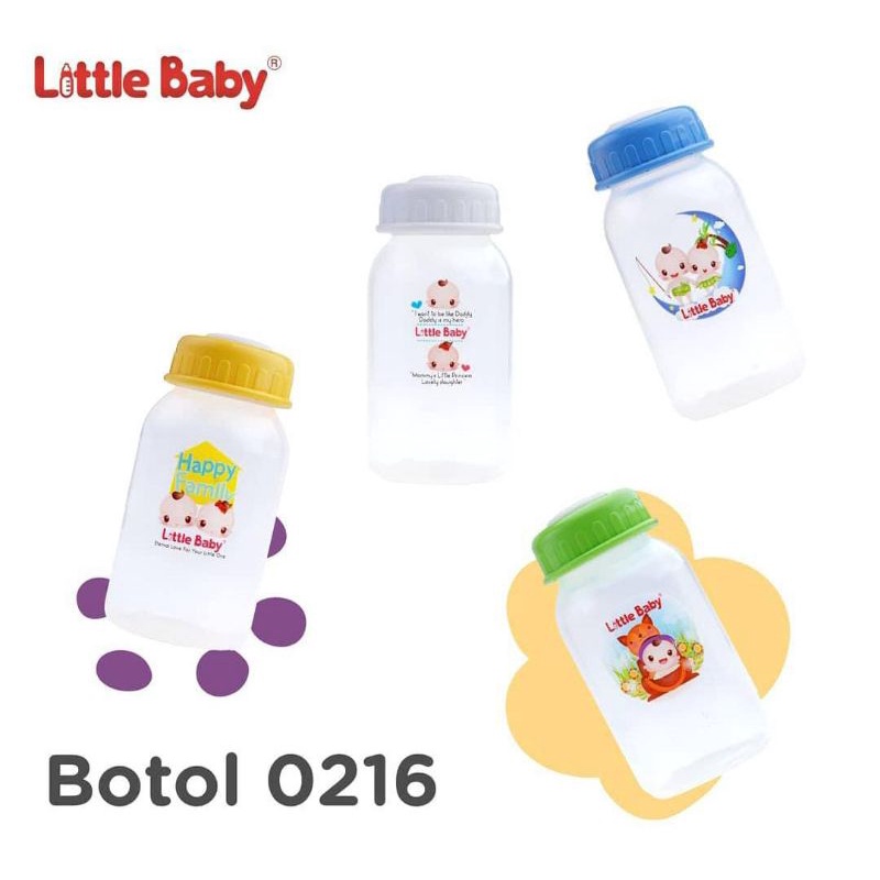 Little Baby Botol Asi PP 120ml isi 4 pcs/ Tempat Asi