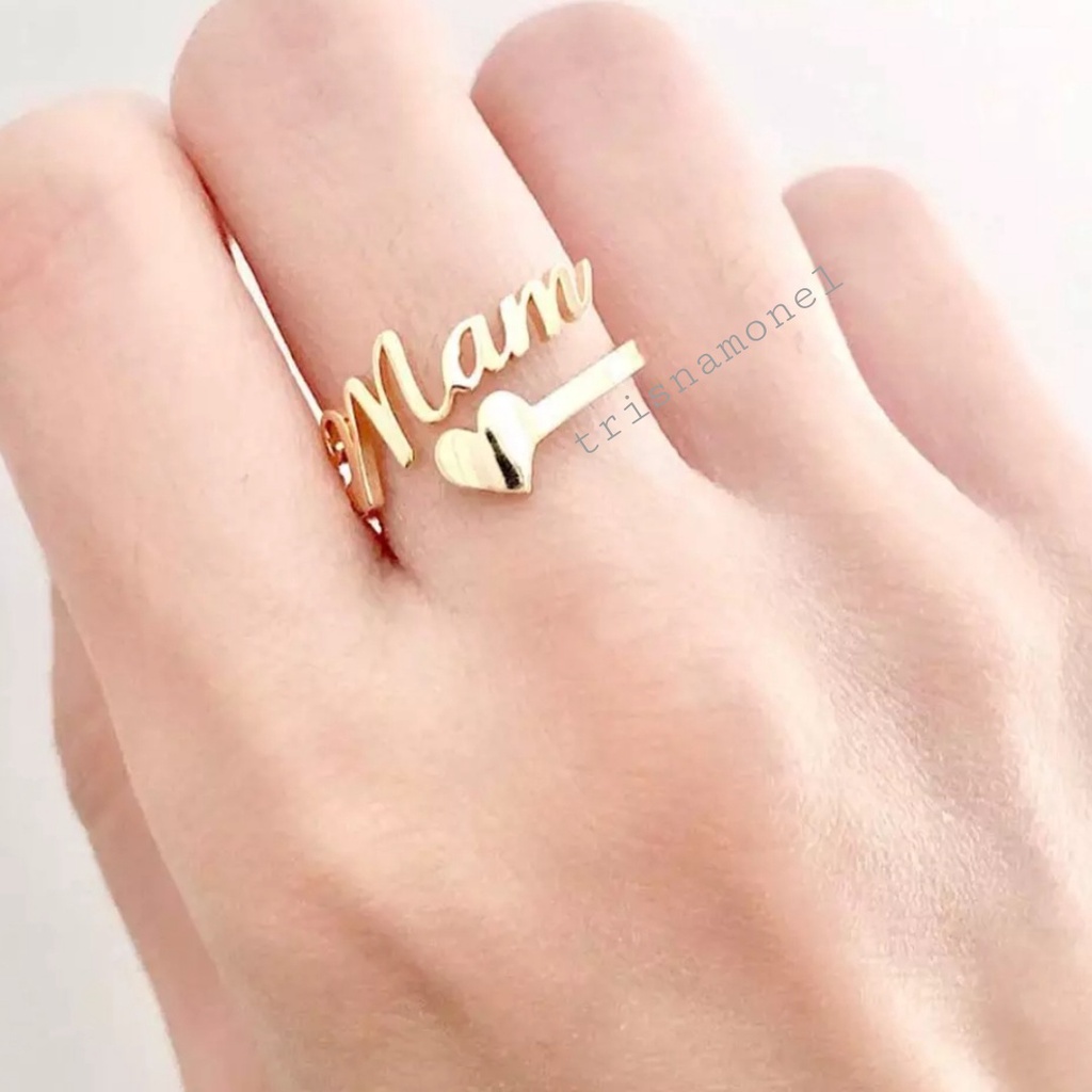 CINCIN CUSTOM NAMA SIZE ANAK DAN DEWASA