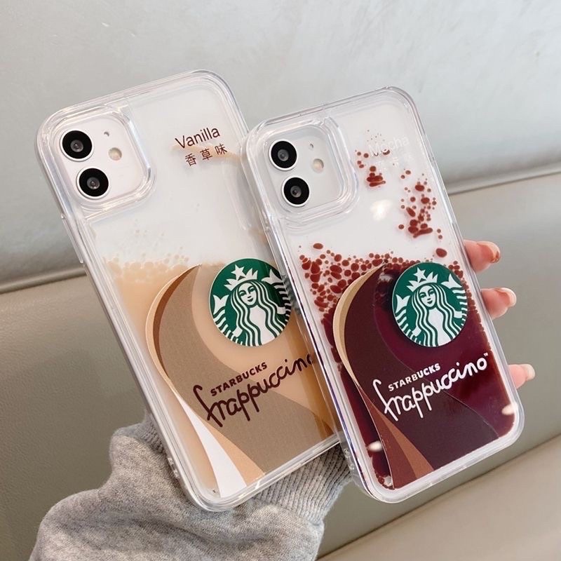 CASE LIQUID STARBUCKS FOR ALL TYPE IPHONE SAMSUNG OPPO VIVO REALME XIAOMI REDMI