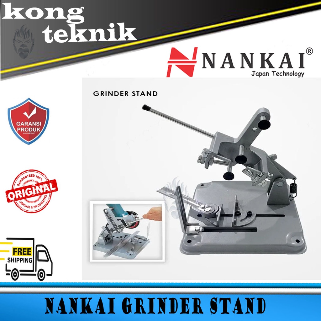 [COD] NANKAI ANGLE GRINDER STAND PEGANGAN DUDUKAN MESIN GERINDA TANGAN DISC