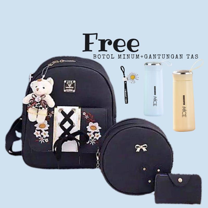 (COD)Termurah Ransel KEMBANG TALI -Set Kembag Tali Silang 3in
