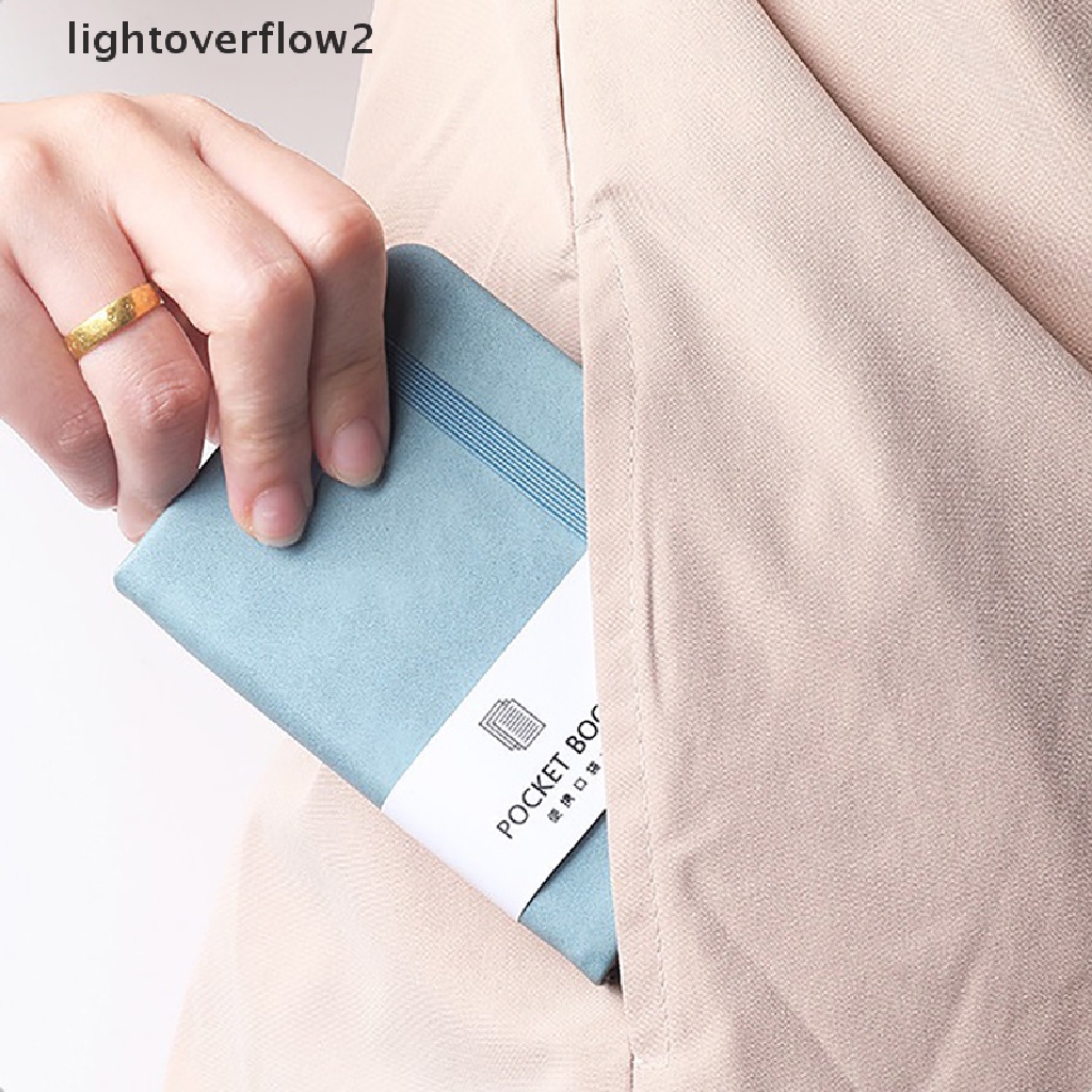 (lightoverflow2) Buku Notebook / Catatan / Agenda / Diary A6 A7 Ukuran Kecil Portable