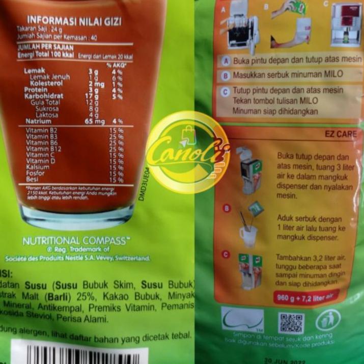 

10.10 Terlaris milo active go 960 gr / nestle / coklat / milo professional mix complete 