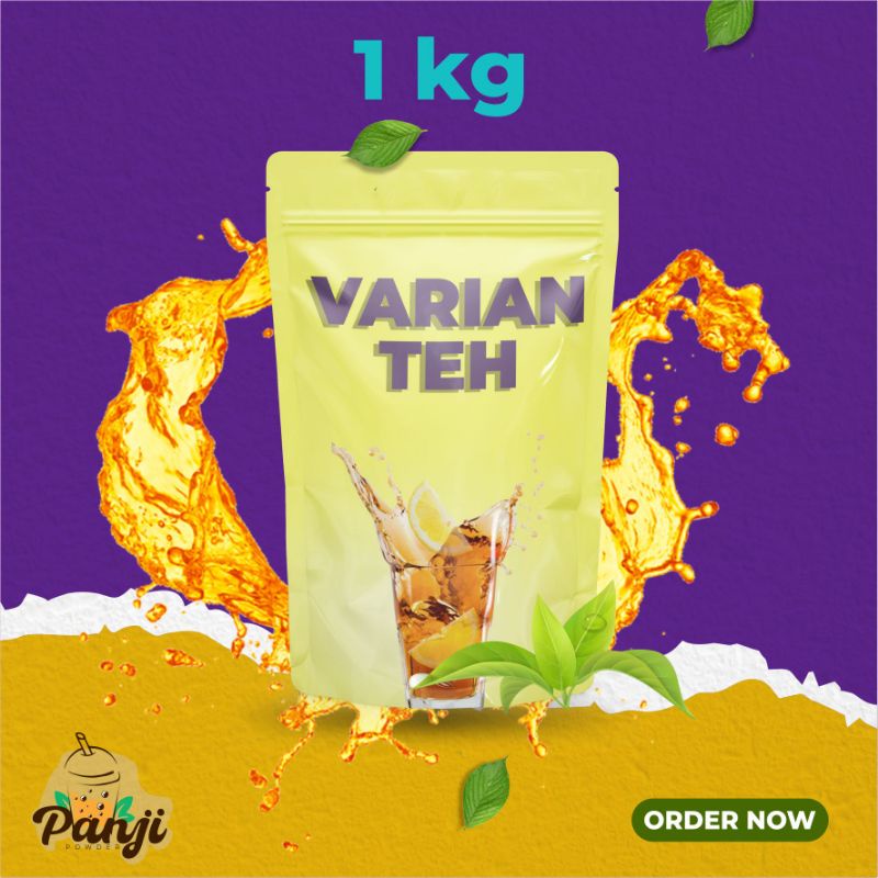 bubuk minuman rasa tea 500gr serbuk minuman aneka rasa bubuk minuman kekinian green tea thai tea ninuman bubuk tea rasa tea bubuk minuman rasa tea