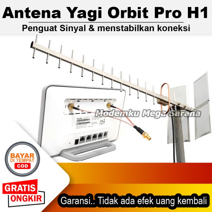 Antena Penguat Sinyal Telkomsel Orbit Pro H1 Modem Yagi Extreme 3