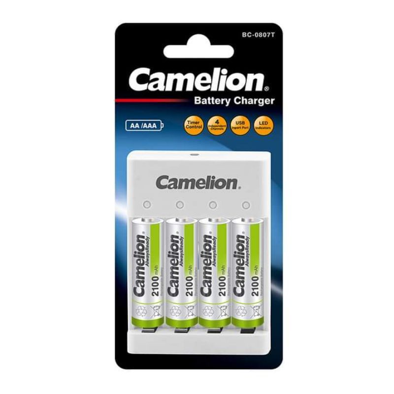 paket charger camelion std 0807 2100mah BP 4