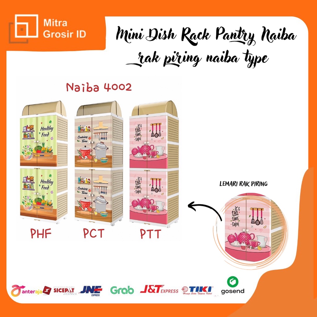 MINI DISH RACK PANTRY NAIBA/RAK PIRING NAIBA TYPE 4002