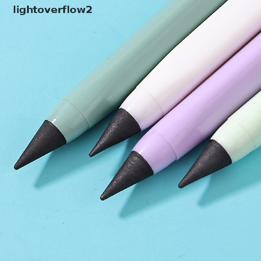 (lightoverflow2) Technoy Pensil HB Tanpa Tinta Untuk Menulis / Sketsa / Hadiah / Sekolah / Kantor