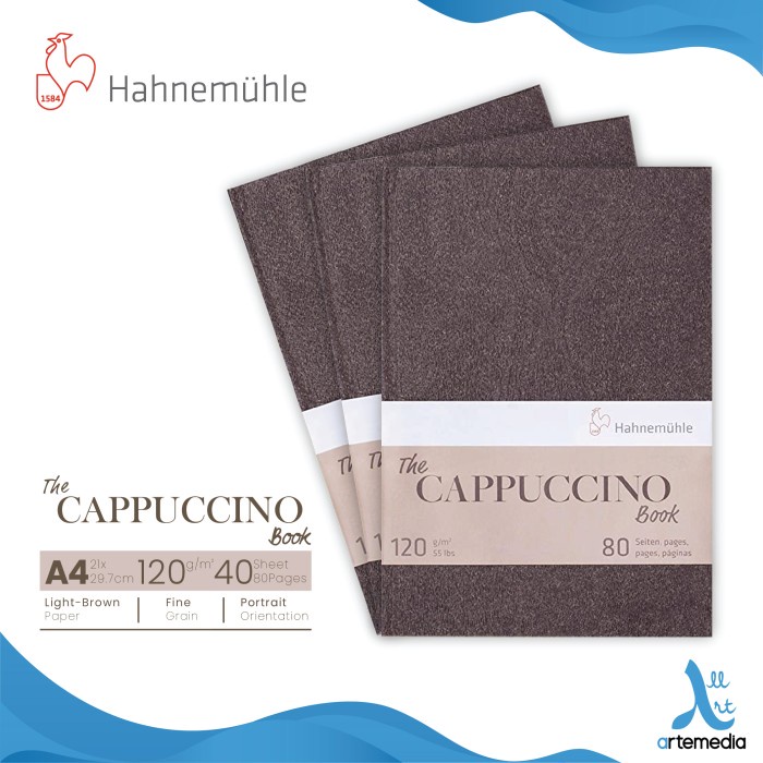 

Gilaa!!! Buku Sketsa Hahnemuhle Cappuccino A4 Hard Cover Sketchbook Murah