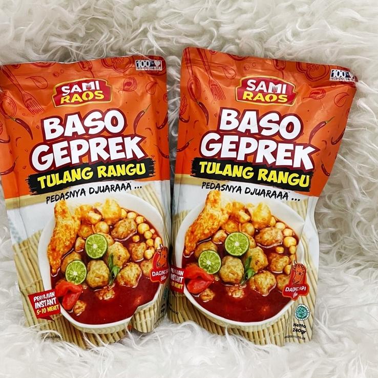 

ARTRr8R2--[ TERLARIS & TERPERCAYA ] SAMIRAOS BASO GEPREK TULANG RANGU / BASO ACI GEPREK / SOUN MIE SEBLAK SAMI RAOS