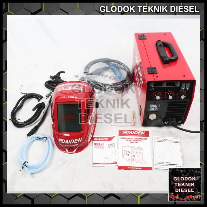 Mesin Las Daiden Migi 200 / Travo Las Inverter Co2 Daiden Mig Migi 200