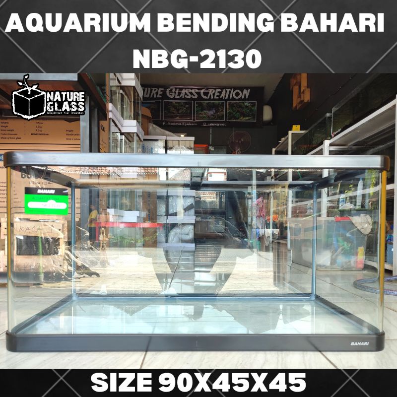 Aquarium Akuarium Bending BAHARI NBG 2130 90x45x45cm