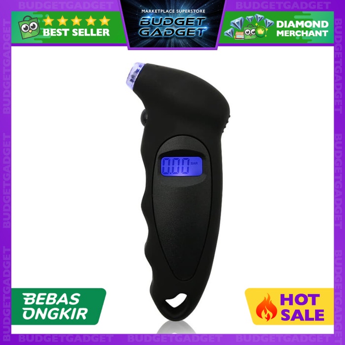 Video Tv Pengukur Tekanan Ban Mobil Digital Lcd Manometer