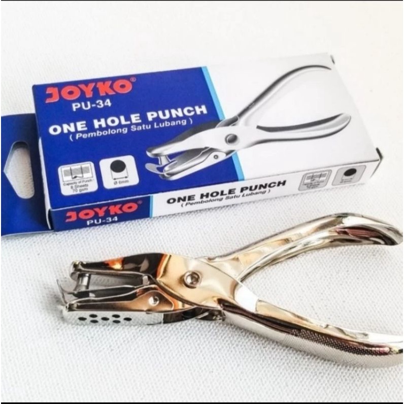 

Pembolong Kertas/Hole Punch 1 Lubang Joyko PU-34