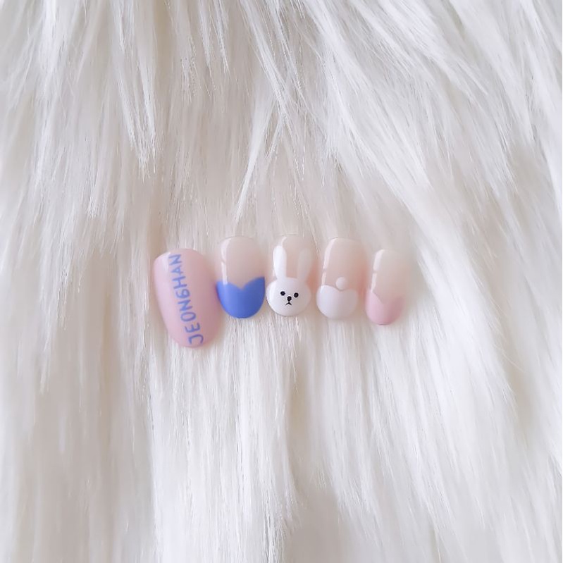 Seventeen Jeonghan Nails / Custom Fake Nails / Press-on Nails