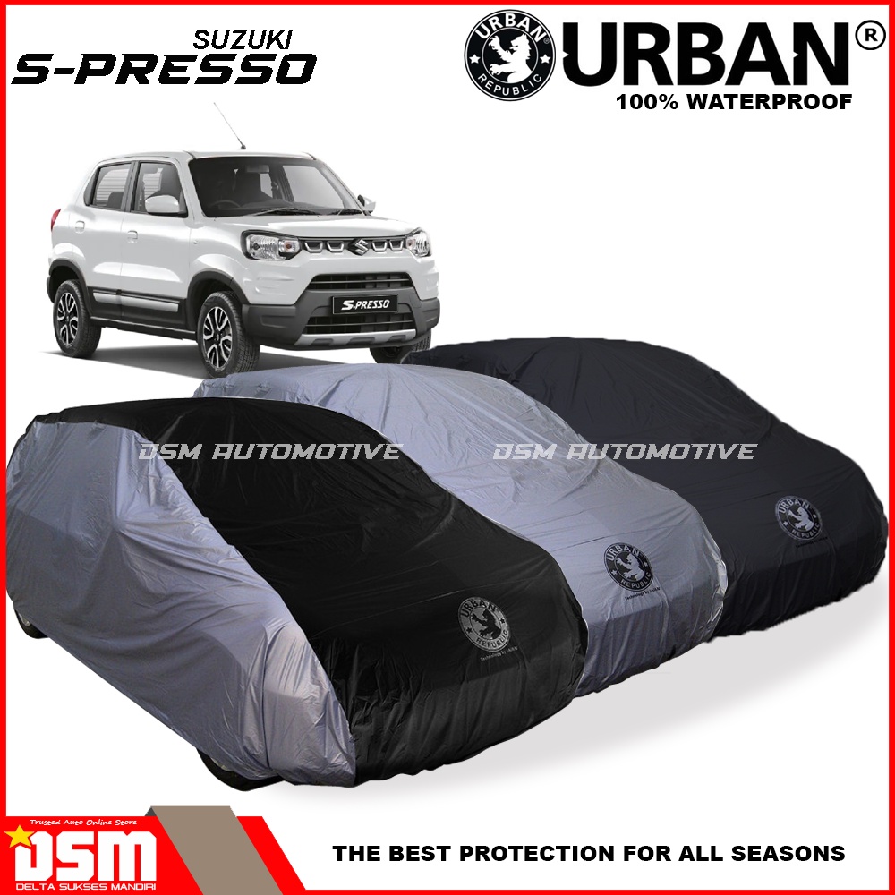 Urban / Cover Mobil Suzuki S Presso 100% Waterproof / Perlindungan Indoor Outdoor