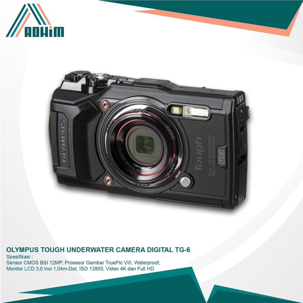 OLYMPUS TOUGH UNDERWATER CAMERA DIGITAL TG-6