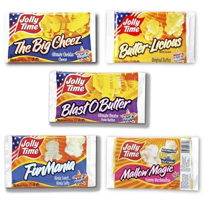 

Spesial Edition--Jolly Time Popcorn Microwave - Product of USA