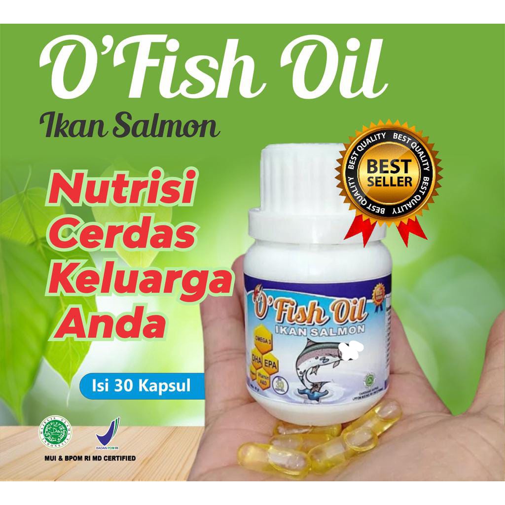 Minyak Ikan Salmon O Fish Oil Penambah Nafsu Makan Anak Vitamin Minyak Ikan Omega 3