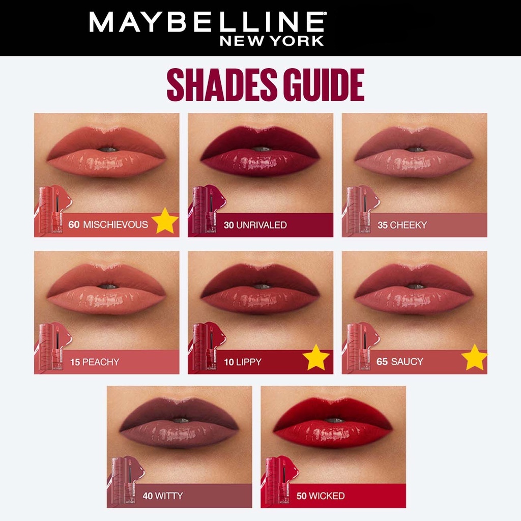 ★ BB ★ Maybelline Superstay Vinyl Ink - Liquid Lipstik Lipstick Make Up Lip