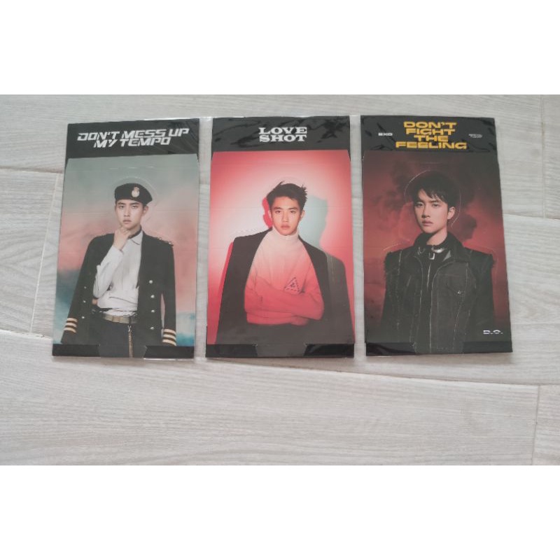 EXO D.O kyungsoo holo standee dont mess up my tempo DMUMT loveshot Dont fight the feeling DFTF no pc