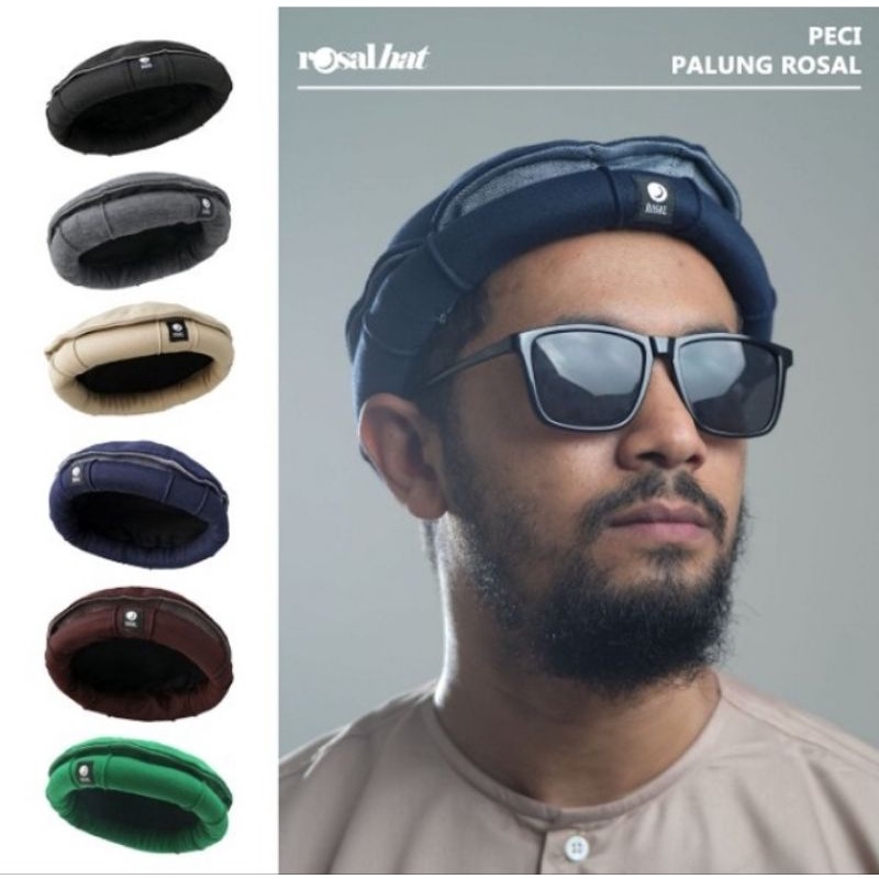 Peci Pakol Gulung Muslim | Peci Pakol Lipat Pria Dewasa | Peci Pakol Asli