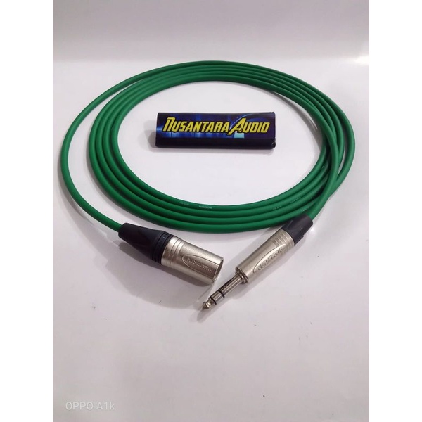 Kabel trs to xlr male 1 meter mogami 2791 japan original