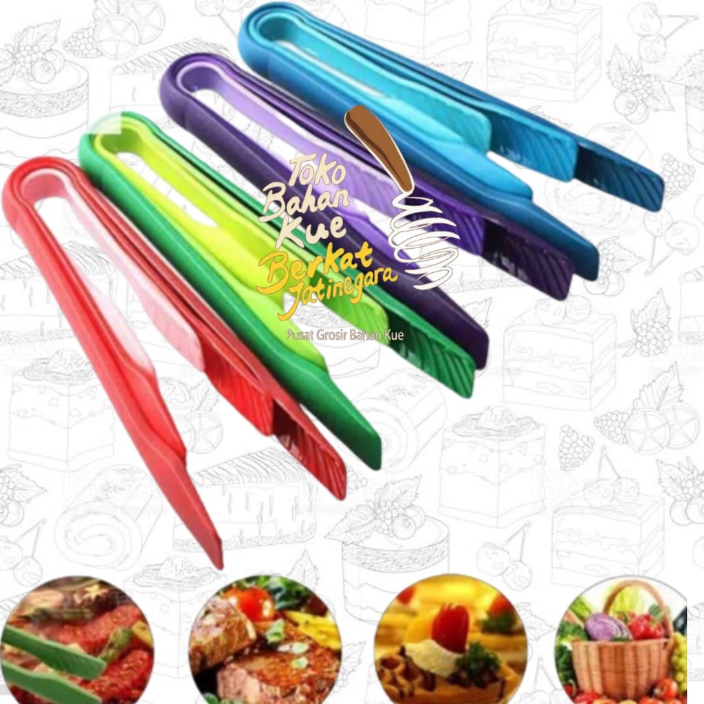 JEPITAN PENJEPIT / CAPITAN MAKANAN COLORFUL 1 SET ISI 3 UKURAN MURAH