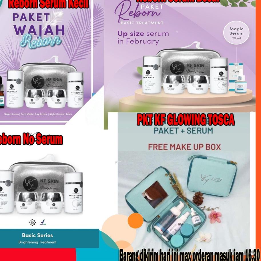CREAM KF SKIN CARE KFSKIN REBORN KFSKIN GLOWING TOSCA FREE SERUM