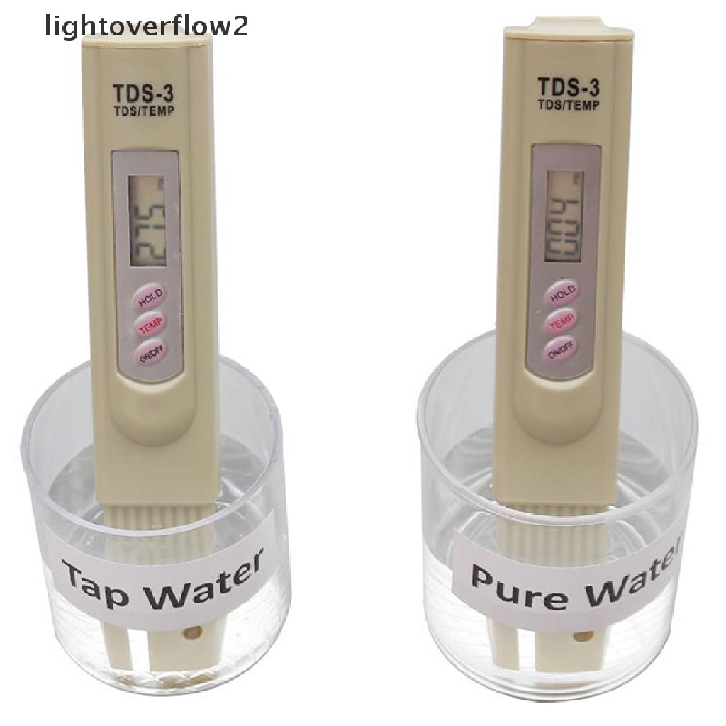 (lightoverflow2) Pena TDS Meter Digital Untuk Mengukur Kualitas Air