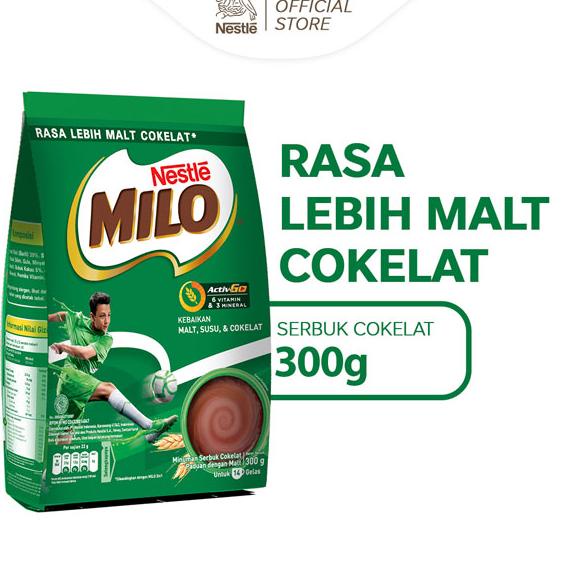 

Spektakuler MILO ACTIV-GO Susu Coklat Pouch 300g .,.,