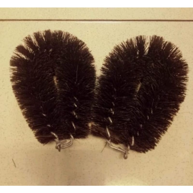 Sikat kamar mandi ijuk hitam / sikat lantai tempahan