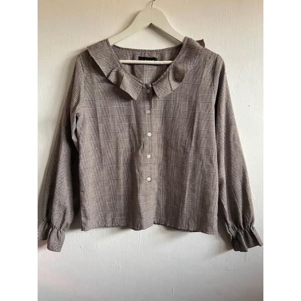 KEMEJA BLOUSE BRAND I GOT C KOREAN STYLE PRELOVED