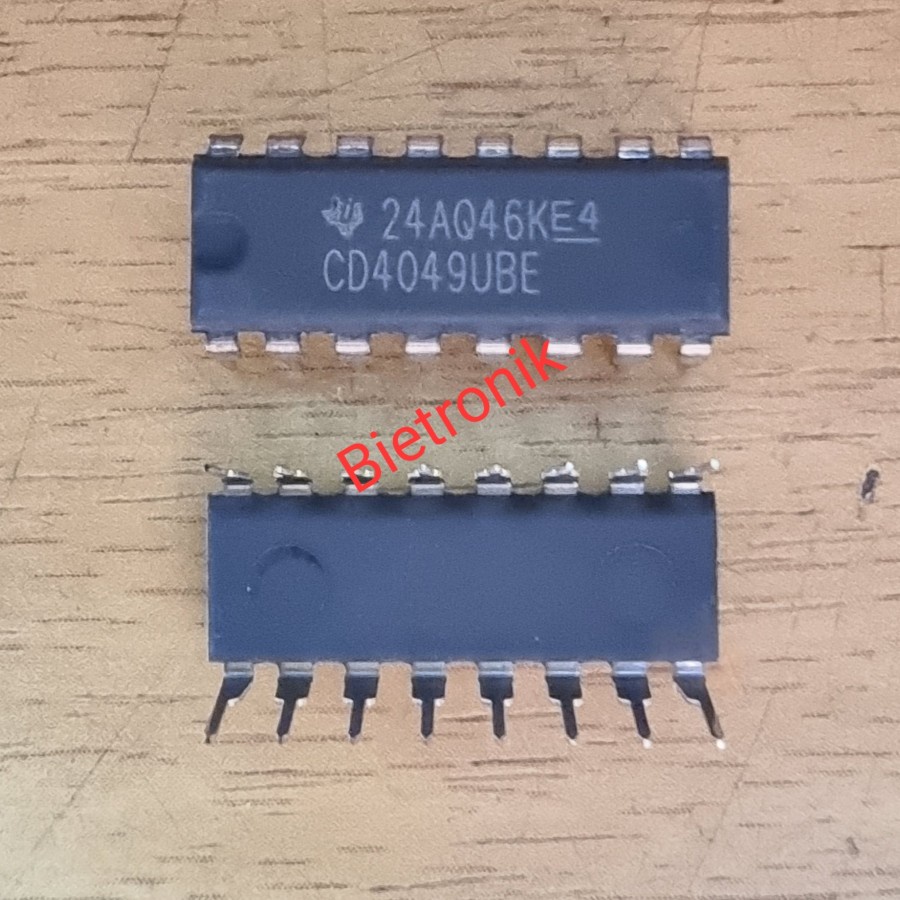 IC 4049 CD4049 CD4049UBE DIP-16 Original Texas Instruments