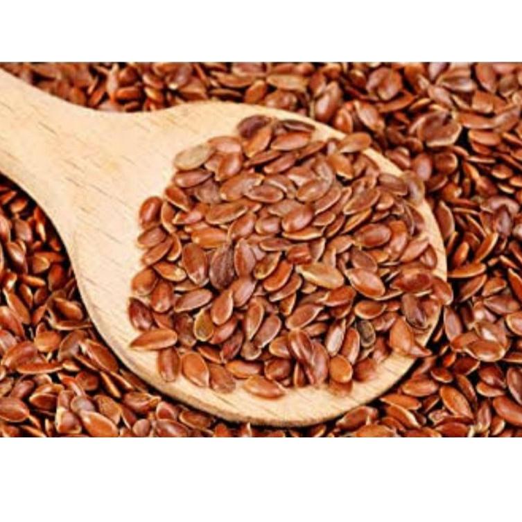 

Ready brown flaxseed premium 1kg no additives flax seed biji rami G6L