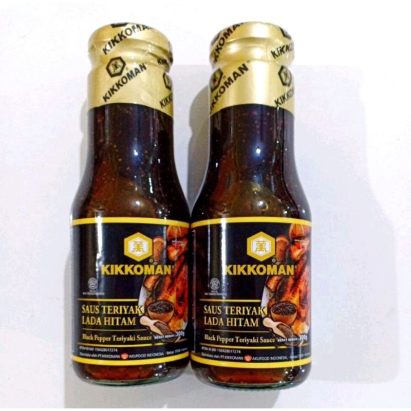 

KIKKOMAN saus teriyaki lada hitam 300gr