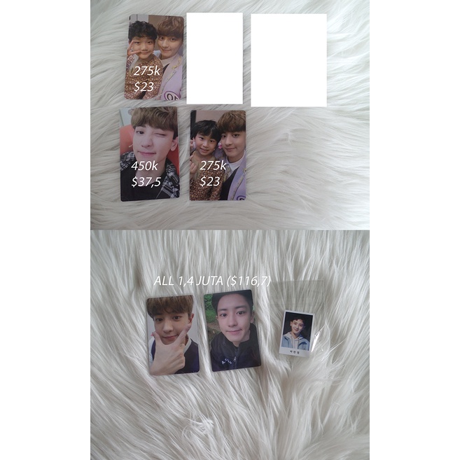 READYSTOCK PHOTOCARD PC CHANYEOL MUSICAL Blue Helmet: A Song of Meissa OFFICIAL