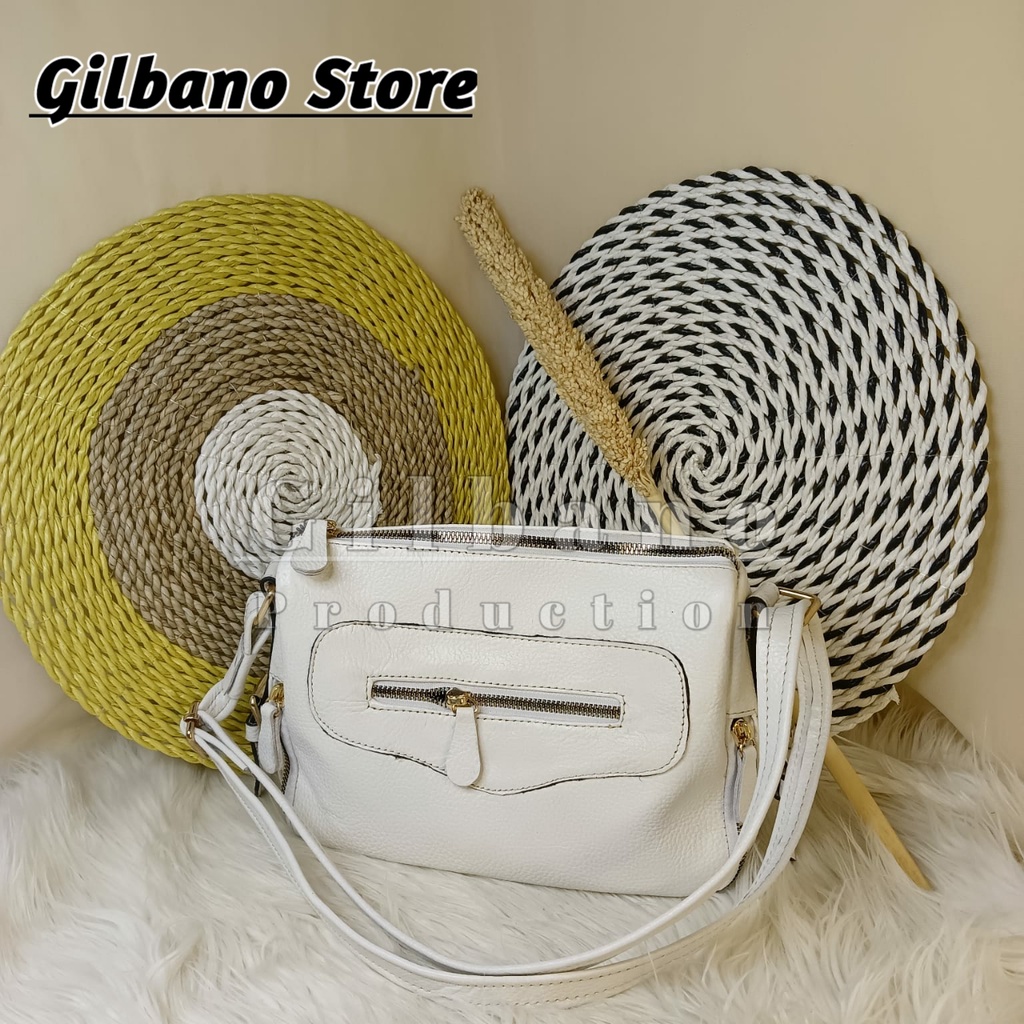 [SIZE S] Tas Kulit Wanita Tas Papirut Kulit Asli Garut