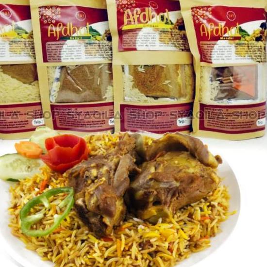

Paket Beras Basmati Nasi Mandhi Kebuli Briyani Lengkap Bumbu 500 Gram Afdhol 151