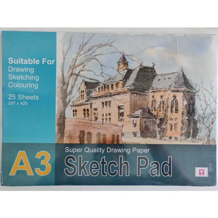 

Murah Tiara Sketch Pad A3 25 Lembar 150 Gram - Buku Sketsa Lukis Book Gambar Berkualitas