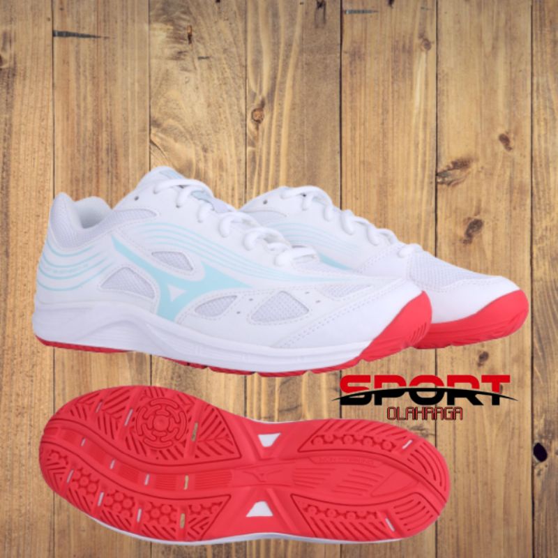 Mizuno Sepatu Voly Cyclone Speed 3 White Clearweater Cayenne