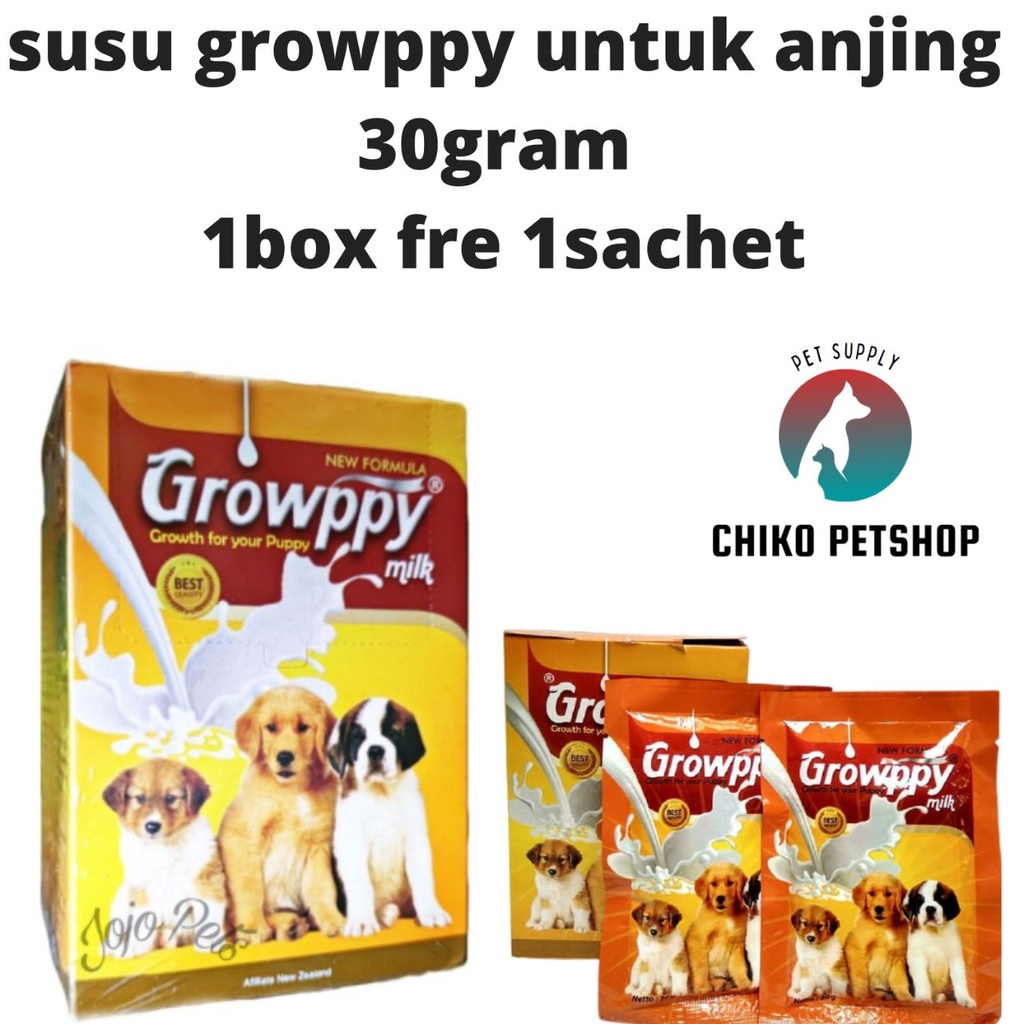 GROWPPY SUSU ANJING- 1BOX  GROWPPY/ susu anjing / growppy / growppy