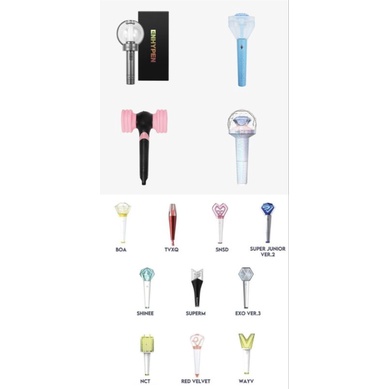 [PO ONLY BUKAN READY STOCK] LIGHTSTICK BTS NCT BLACKPINK SEVENTEEN AESPA EXO WAYV RED VELVET TREASUR