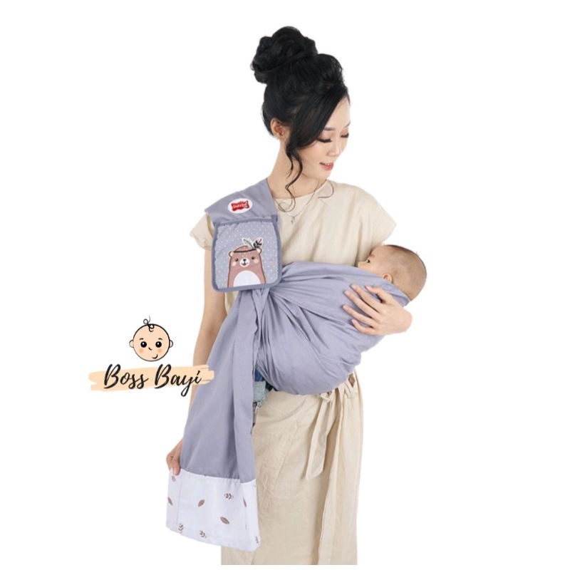 Dialogue Baby Sling Newborn To Toddler Bearie Series/ Gendongan Samping - DGG4318