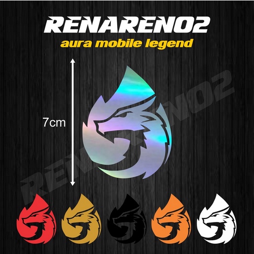 STICKER CUTTING AURA MOBILE LEGEND