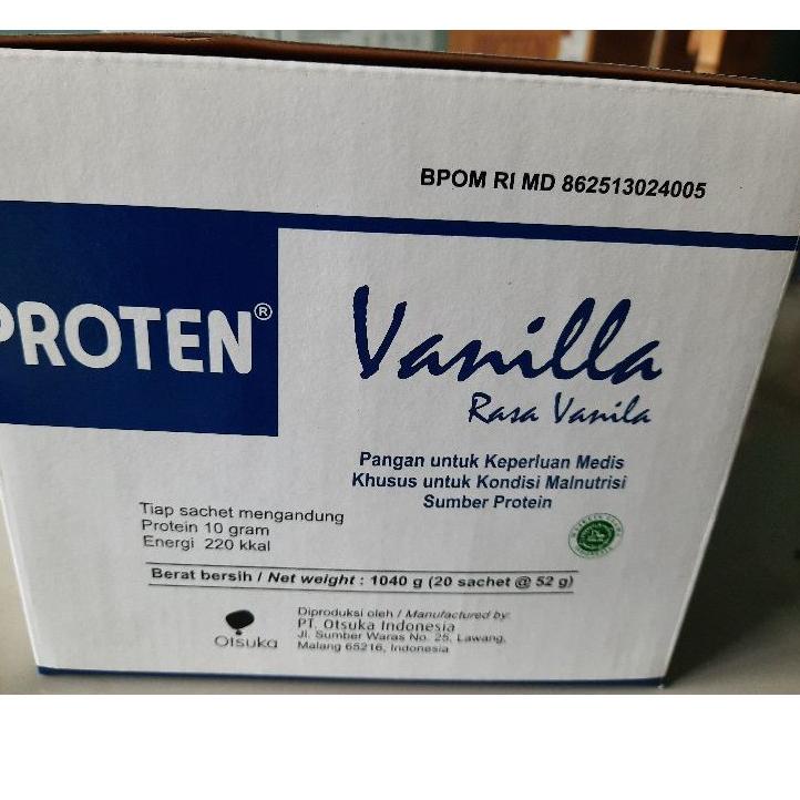 

BISA COD ✔️susu proten 1 box 20 saset vanila coklat|KD2