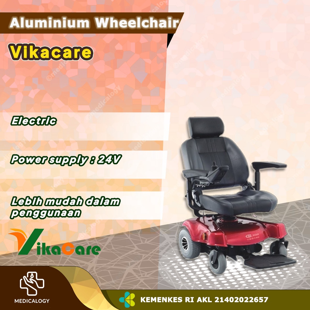 Vikacare Electric Aluminium Wheelchair Speedy