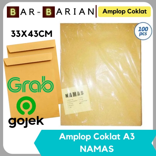 

Promo Bulan Ini Termurah Amplop Coklat Ukuran A3 Namas Isi 100 Lembar / Amplop Besar Bergaransi