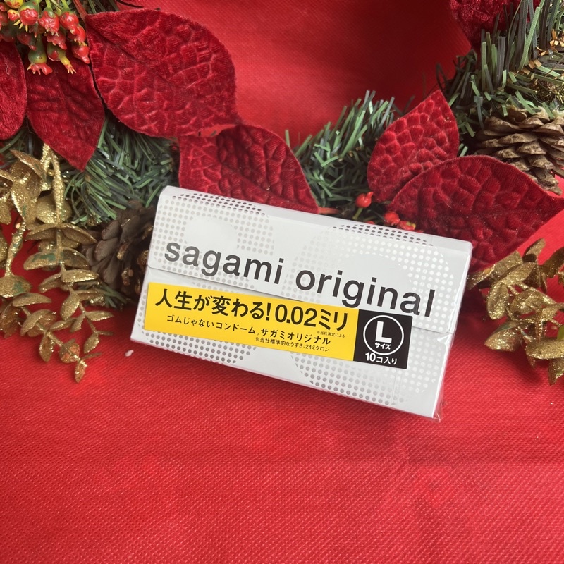 Kondom Sagami 0.02 isi 10pcs Size L - Sagami Condom Original Japan